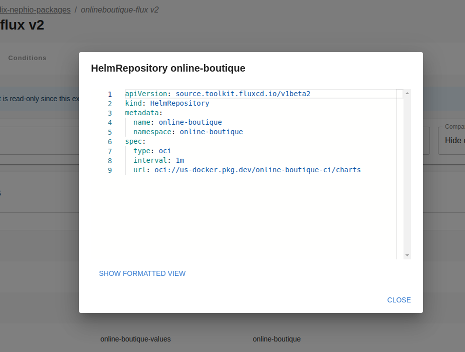 Helm repoository online boutique ref